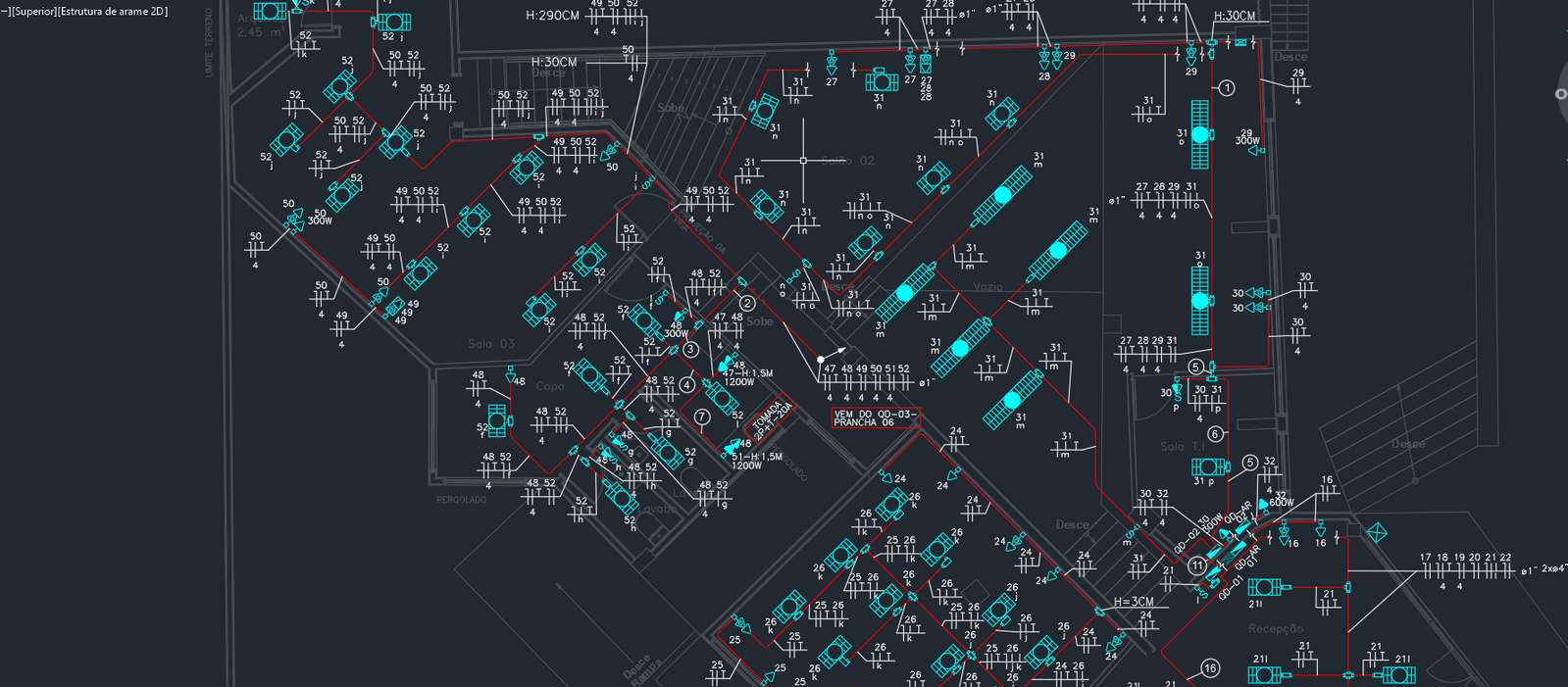 Projeto elétrico residencial